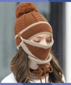 Winter Set-Mask Hat Scarf