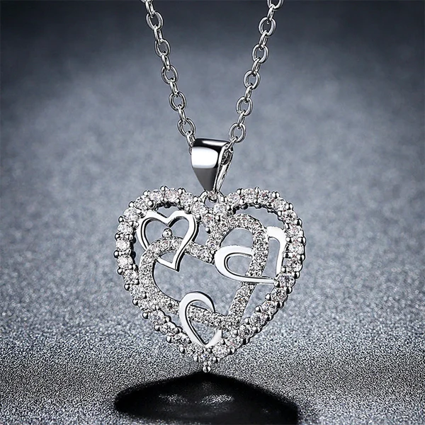 Interlocking Hearts Necklace