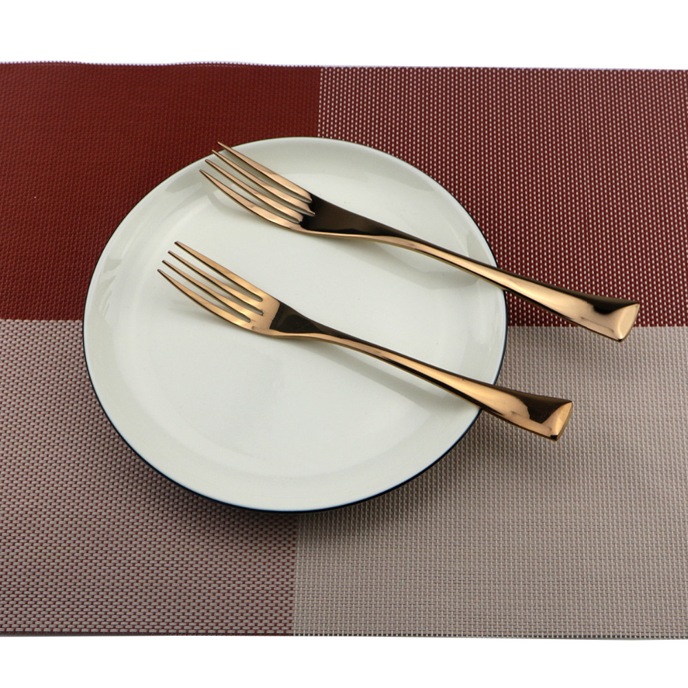 Rose Gold Dinnerware Set 6pcs