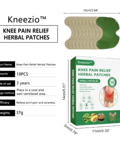 Kneezio Knee Pain Relief Herbal Patches