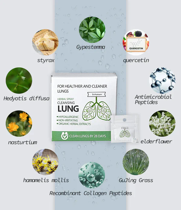 ToNatureŽ Organic Herbal Lung Cleansing Detoxifying Repair Ring