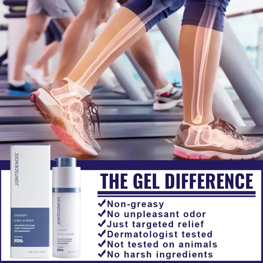 JointSciencesŽ Joint & Bone Gel (for orthopedic diseases, joint injuries, bruises and rheumatic pain)