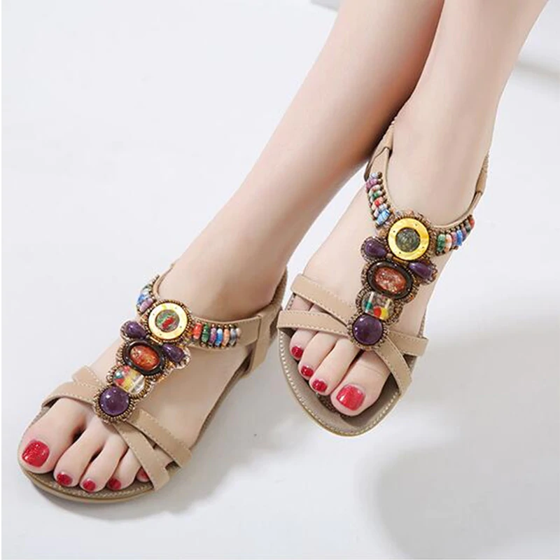 Bohemian Beaded Sandals