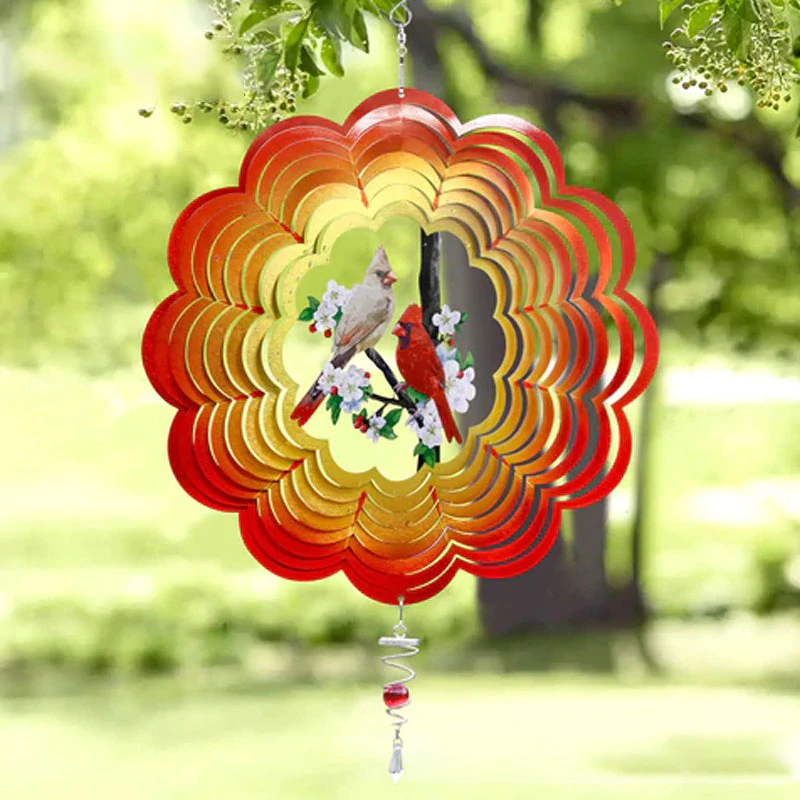 3D Garden Hummingbird Wind Spinner