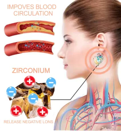 flysmus MagneTherapy Lymphvity Zirconium Earrings