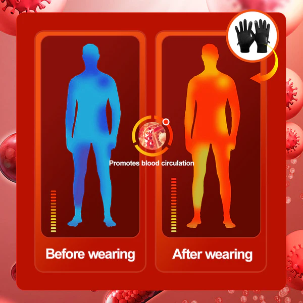 PipHotInfrared Blood-Activating Body Temperature Maintenance Gloves