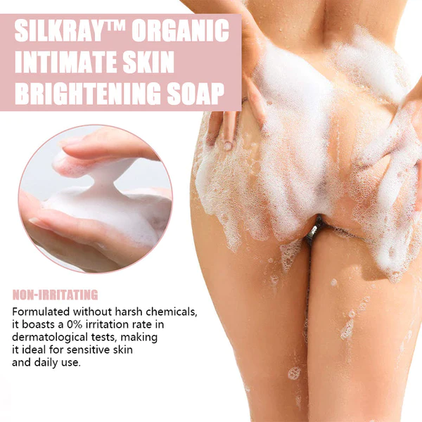 SilkRay Organic Intimate Skin Brightening Soap