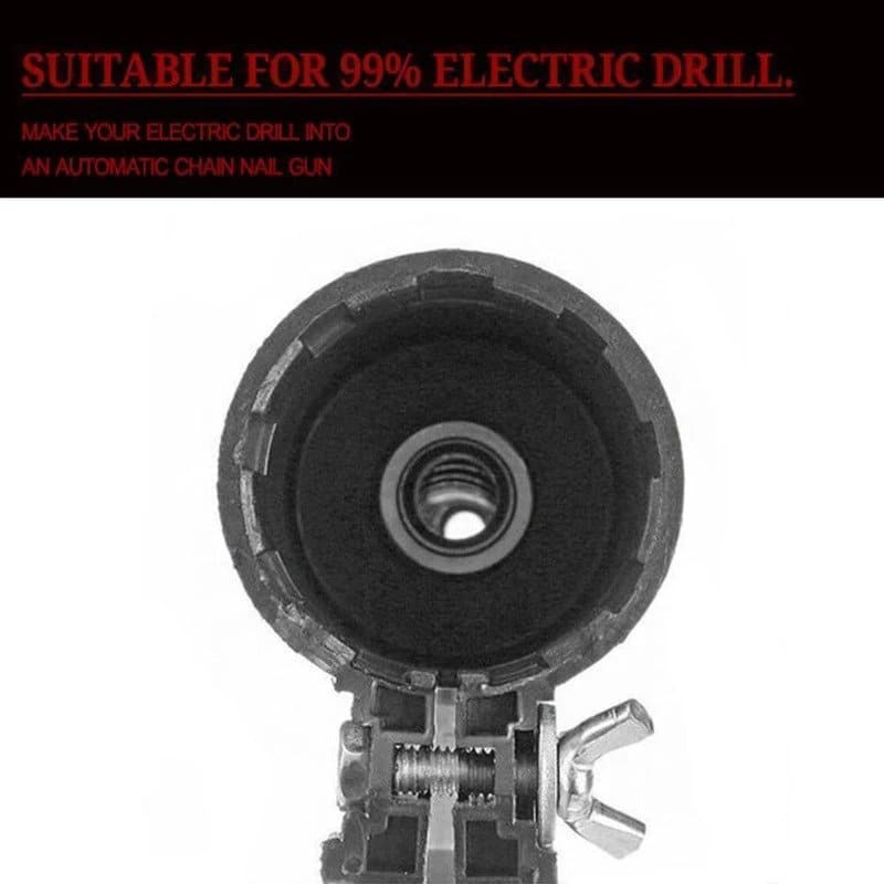 Electric Drill Chain Nail Gun Adapter