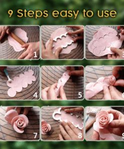 3D Rose Fondant Cutter (set of 3)