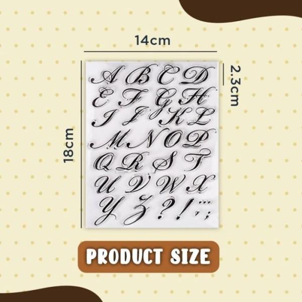 Alphabet Cake Stamp Tool