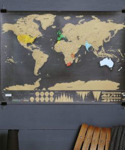 Deluxe Scratch-Off World Map