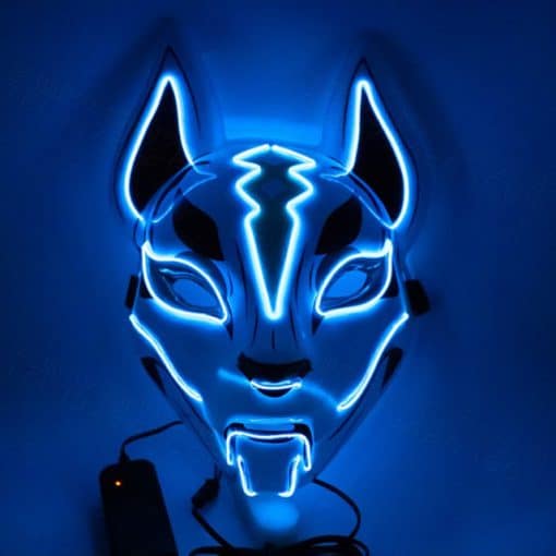 Fox Full Face Neon Mask