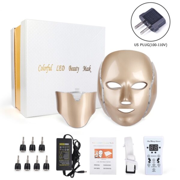 7 Colors LED Light Therapy Face Mask