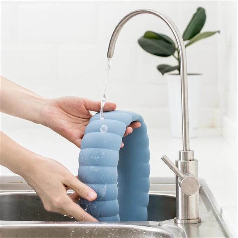 Long Water Injection Silicone Hot Water Bottle