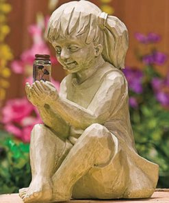 Garden Kids Statue Light