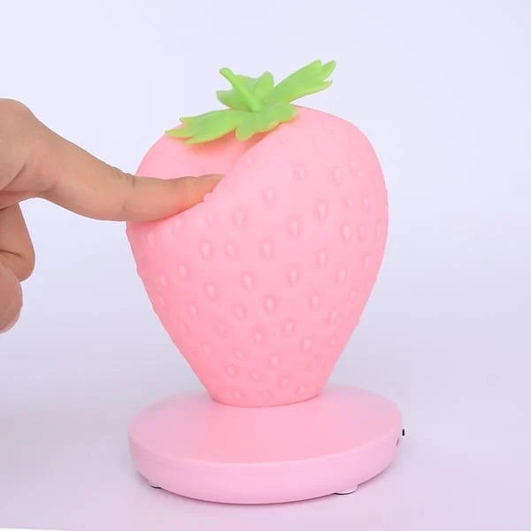 Strawberry Night Light Soft Silicone Table Lamp