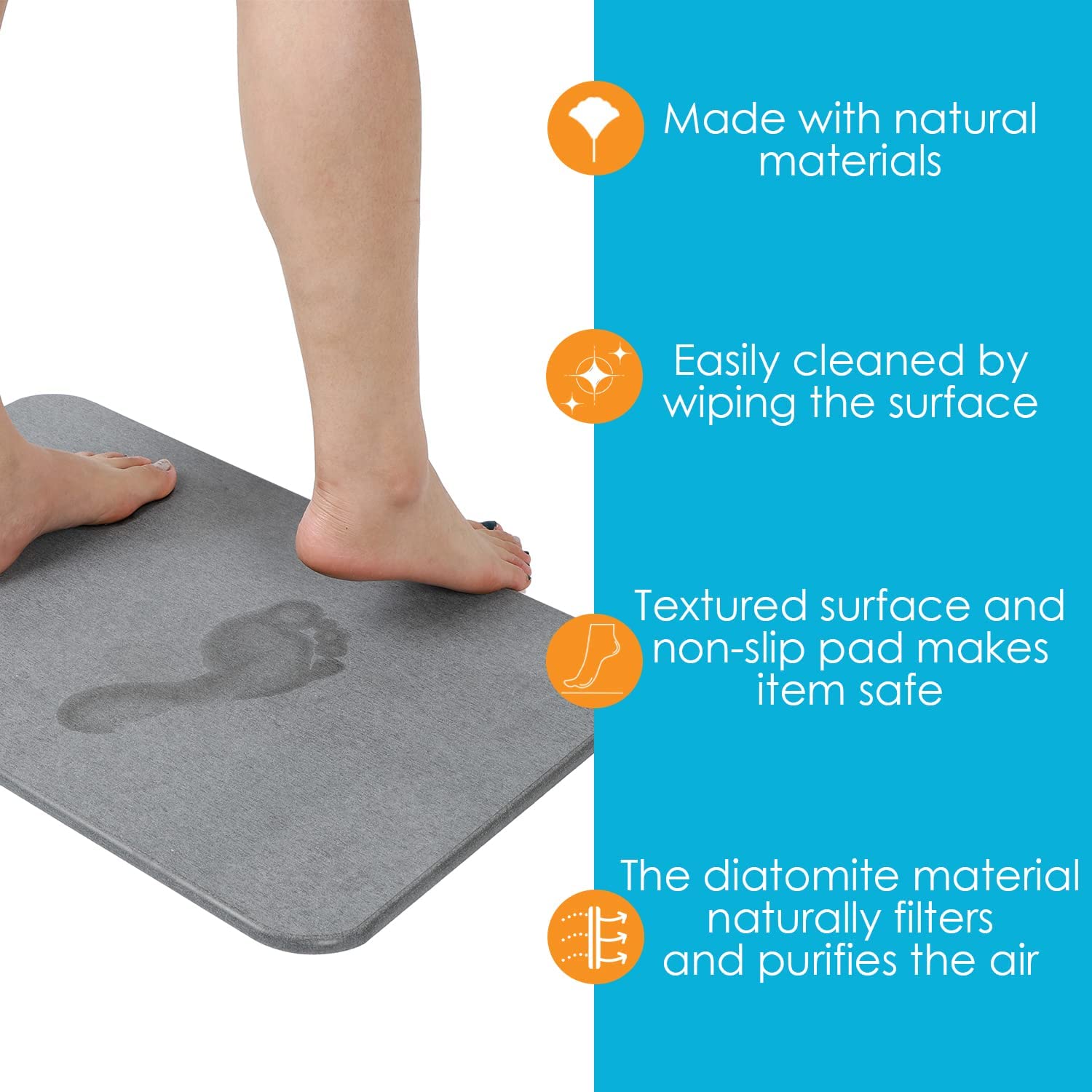 Bath Stone Fossil Mat