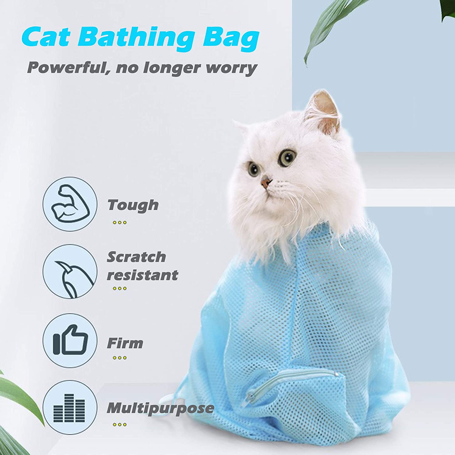 Mesh Cat Bathing Bag