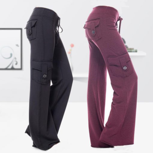 Stretchy Soft Pocket Bamboo Yoga Pants