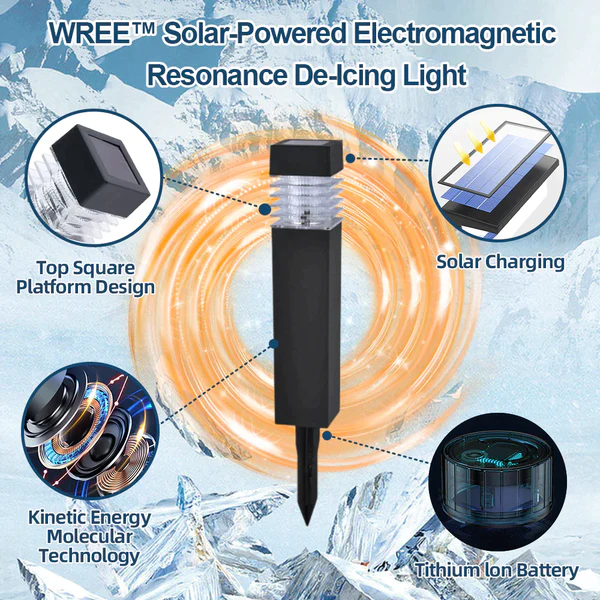 Mresio Solar-Powered Electromagnetic Resonance De-Icing Light