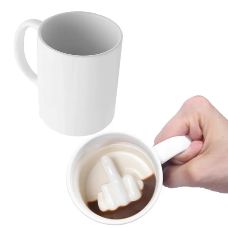 Middle Finger Surprise Mug