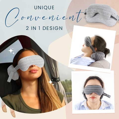 2 In 1 Eye Mask Plus Pillow