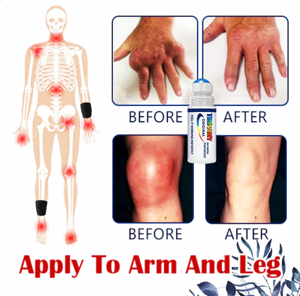 TIMNAMY Joint and Bone Therapy Roll-on liquid  Full Body can be applied-pain disappear(Limited time discount Last 30 minutes)