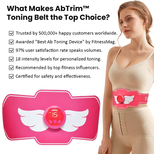 AbTrim EMS Smart Abdominal Muscle Toning Belt