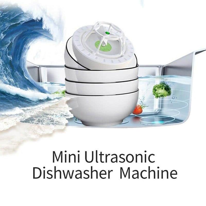 Ultrasonic Portable Dishwasher And Laundry Artifact