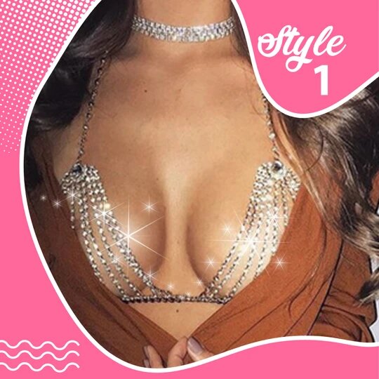 Sexy Jeweled Bralette