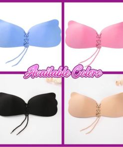 Push Up Drawstring Strapless Bra