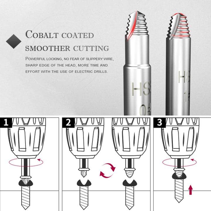 Mintiml Screw Extractor 4 Pcs