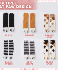 Cute Meow Fleece Socks