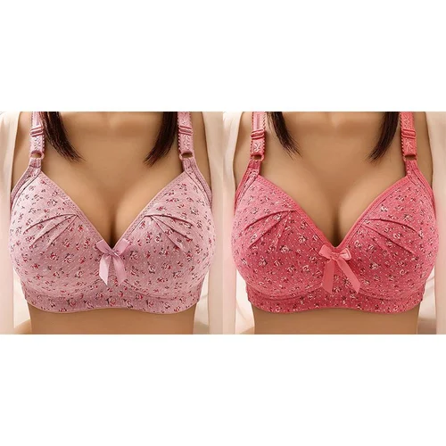 Plus Size Bra Women Underwear Wire Comfort Soft Thin Breathable