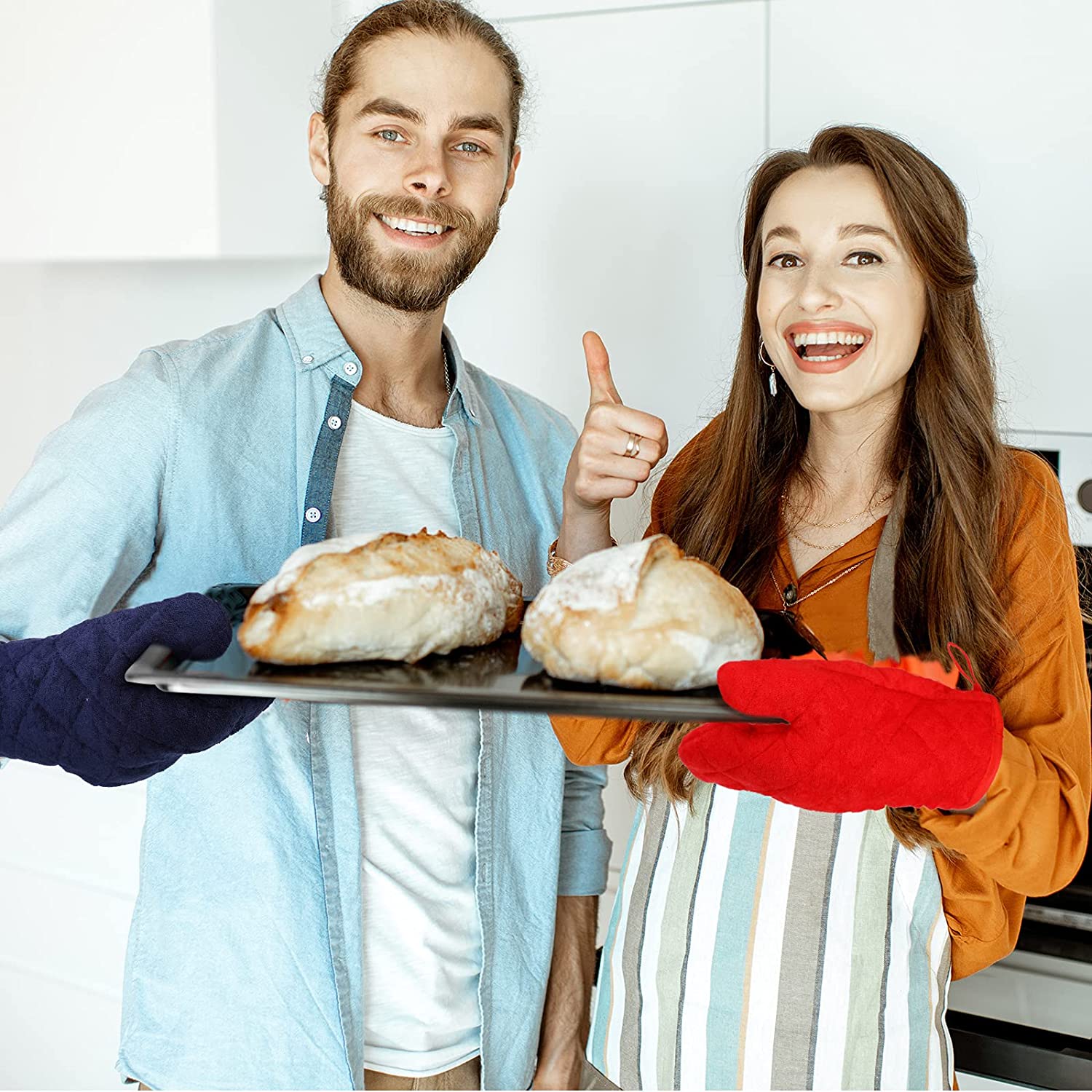 Non-Slip Safety Oven Mitts