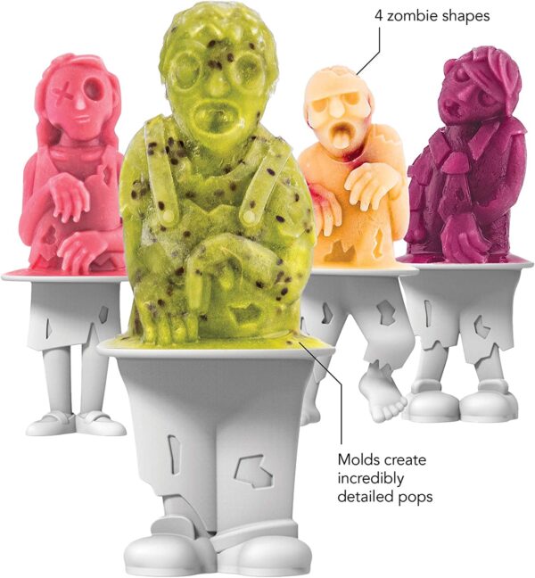 Halloween Zombies Ice Pop Molds