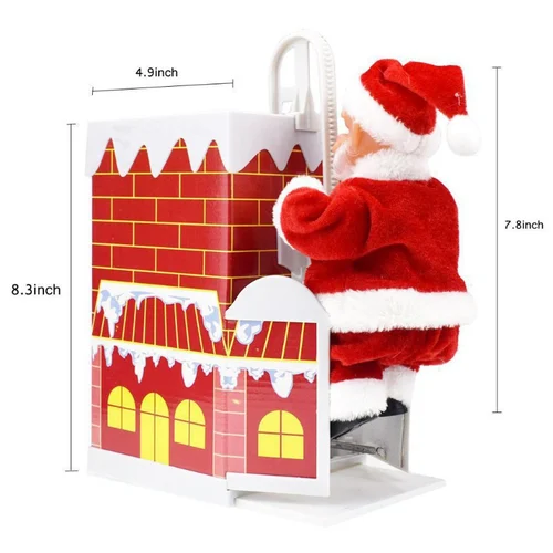 Electric Climbing Ladder Santa