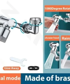 Universal 1080° Swivel Robotic Arm Swivel Extension Faucet Aerator