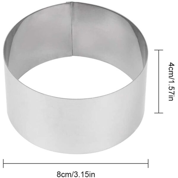 Stainless Steel 3D Mini Cake Molds