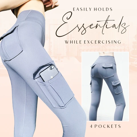 Multi Pockets Stretchy Yoga Pants