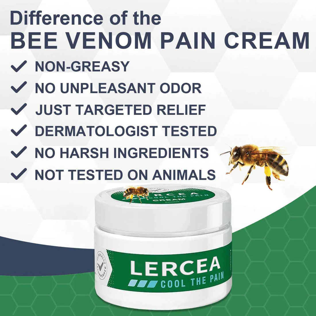 LERCEA Bee Venom Pain and Bone Healing Cream