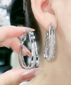 Fashion Oval Earrings