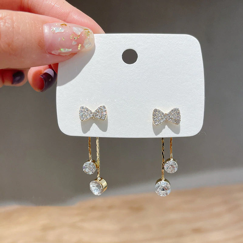 Bow Diamond Earrings