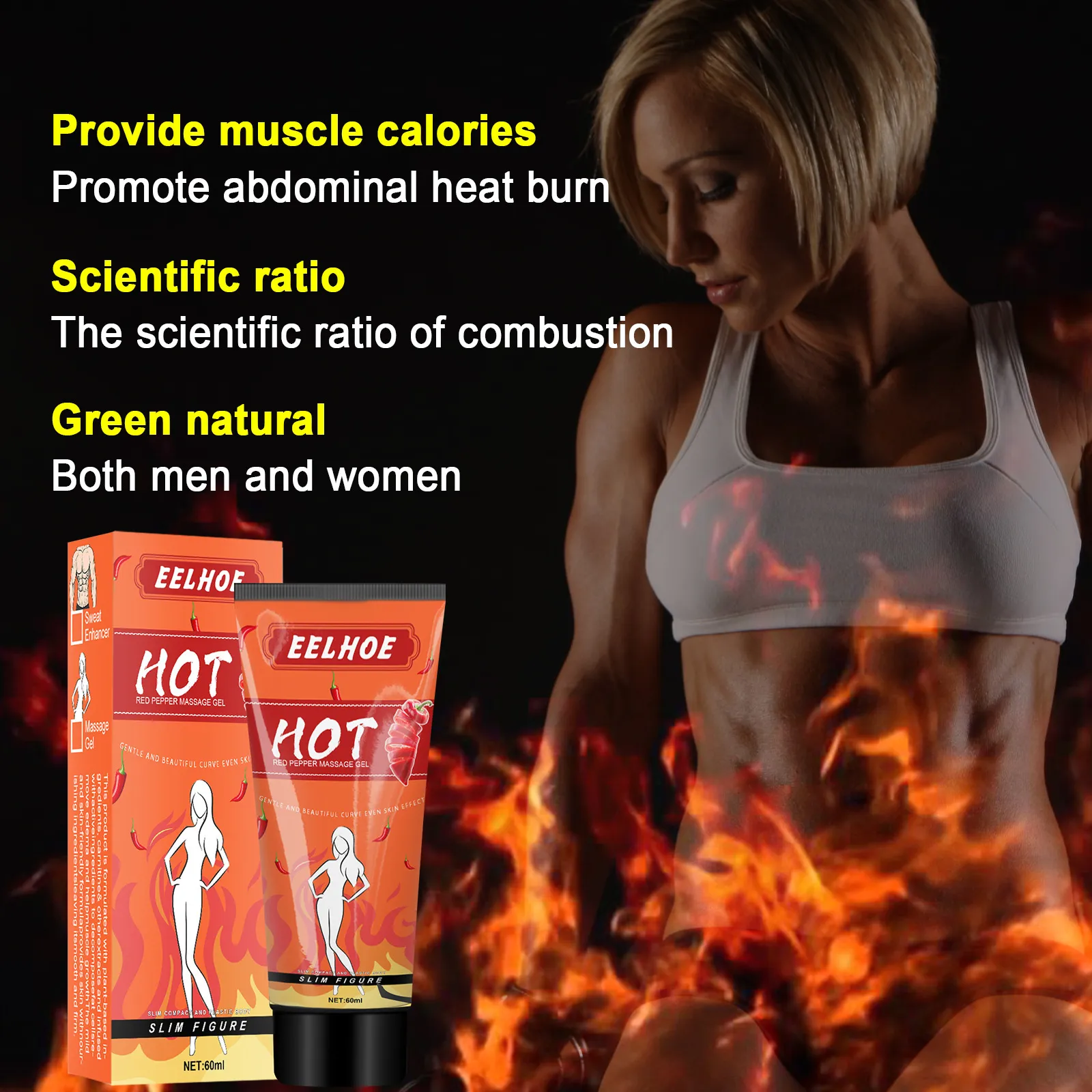 Powerful Abdominal Fat Burner Muscle Oil