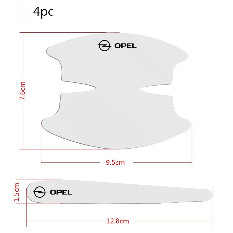 Transparent Protective Car Door Handle Sticker