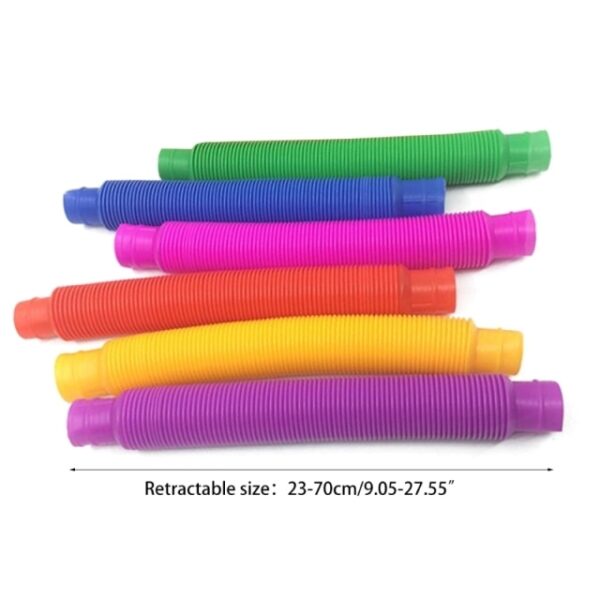 Colorful Plastic Pop Tube