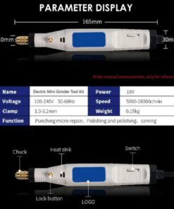 Electric Mini Grinder Tool Kit