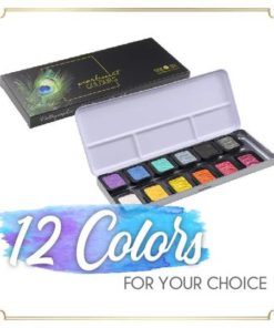 Paintic Metallic Watercolor Set (12 Colors)