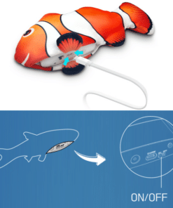 Vibrating Interactive Fish Toy