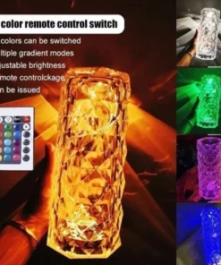 Touching Control Rose Lamp